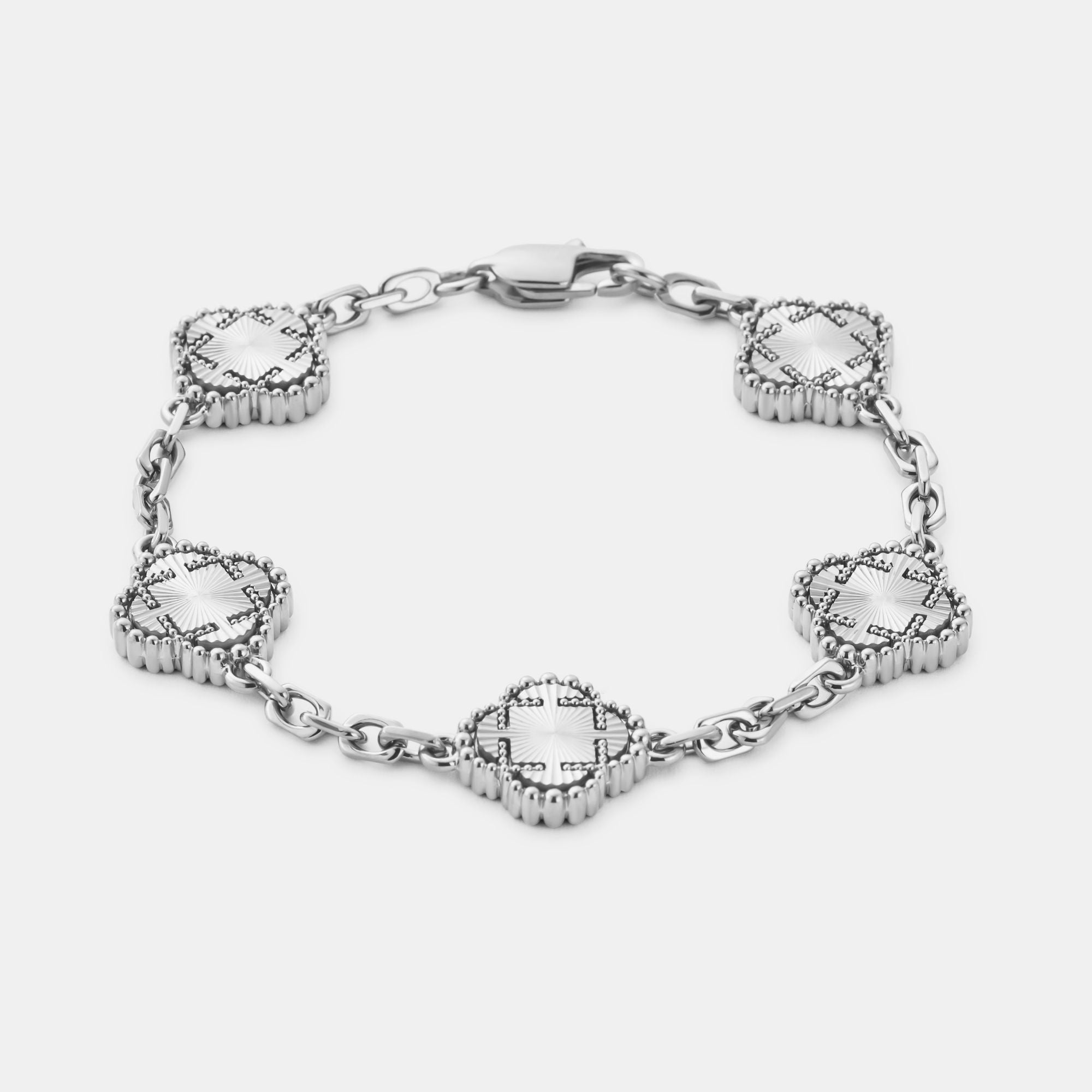 Clover Bracelet (Silver)