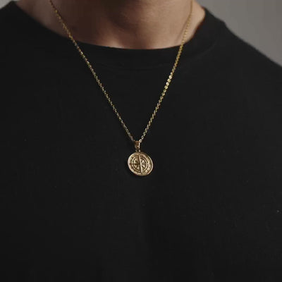 Compass Pendant (Gold)