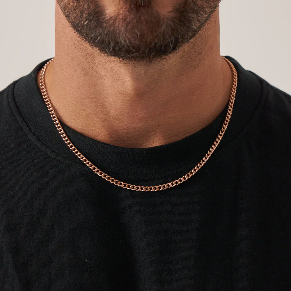 Cuban (Rose Gold) 4mm (Copy)